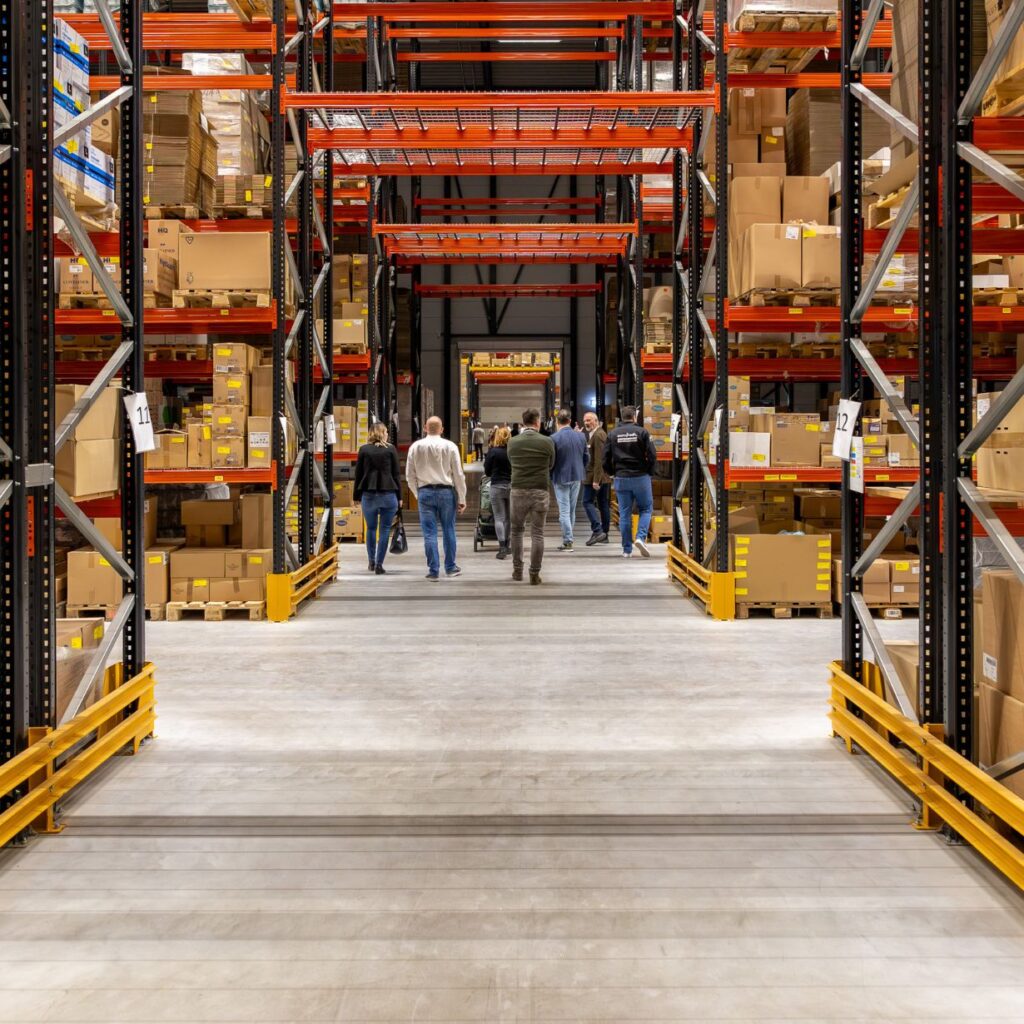 Rondleiding magazijn Brabo Verpakking