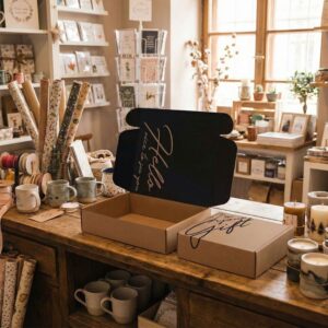 bedrukte brievenbusdoos