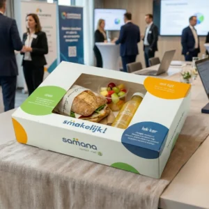 Vensterdoos op maat - Lunchpakket - Brabo Verpakking